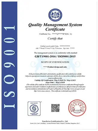 Certification